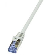 PATCH CORD S/FTP LOGILINK Cat6a, LSZH, cupru, 7.5 m, gri, AWG26, dublu ecranat 