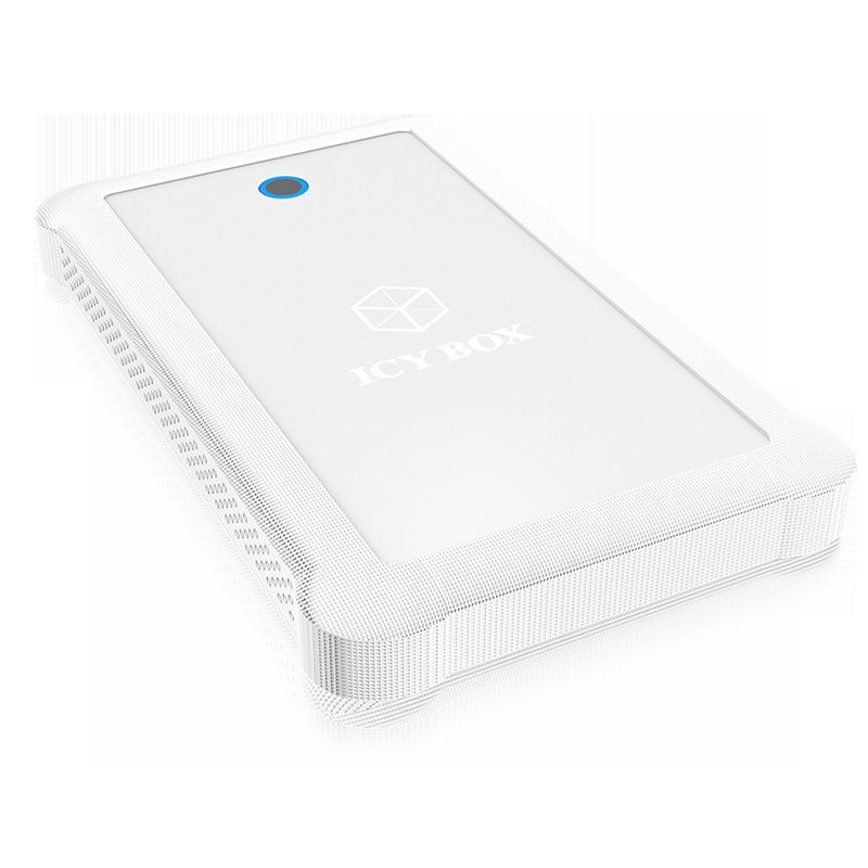 ICYBOX IB-233U3-WH IcyBox External 2,5 HDD case SATA to 1xUSB 3.0, white+ protection bag_3