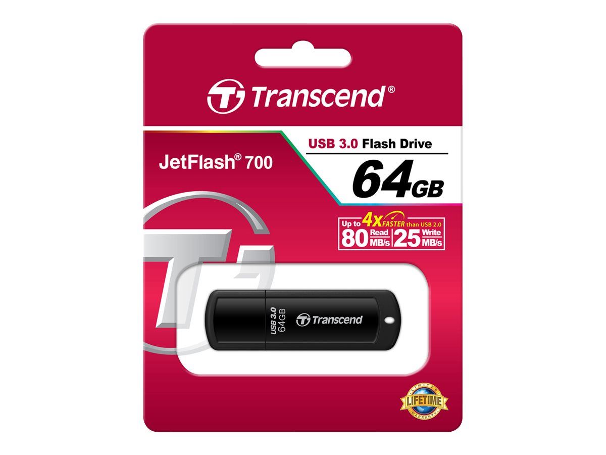 TRANSCEND TS64GJF700 Transcend - stick USB 64GB Jetflash 700 USB 3.0_1