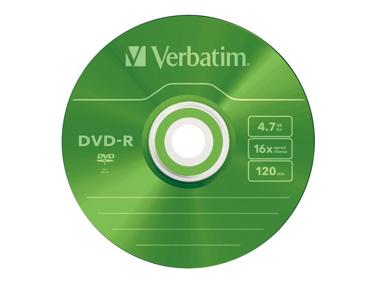 VERBATIM 43557 Verbatim DVD-R 4.7GB, 16x, slim jewel case, colorat , 5 bucati_2
