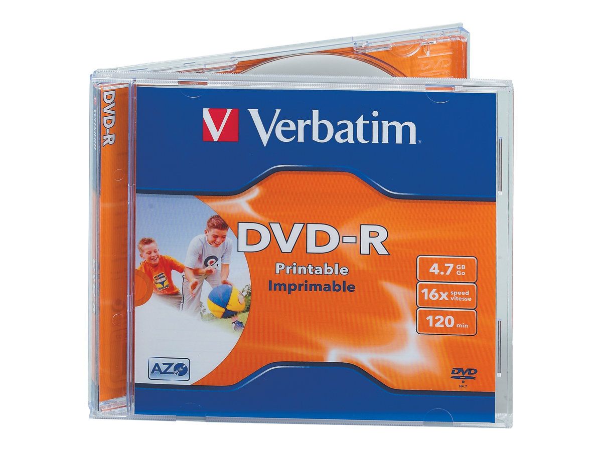 VERBATIM 43521 Verbatim DVD-R 10pcs, 4.7GB, 16x, jewel case, printabil_3