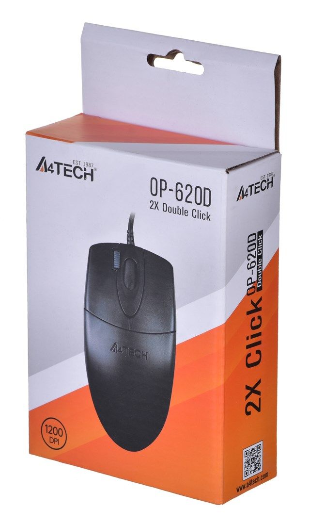 A4-TECH A4TMYS30398 Mouse A4TECH OP-620D negru, USB_4