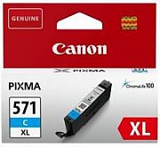 Cartus cerneala Canon CLI-571XL, cyan, capacitate 11ml, pentru Canon Pixma MG6850/MG6851, Canon Pixma MG5750/MG5751, Canon Pixma MG7750/MG7751/MG7752._1