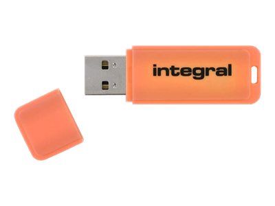 INTEGRAL INFD16GBNEONOR Integral USB Flash Drive Neon 16GB USB 2.0 - Orange_1