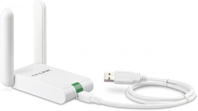 Adaptor wireless TP-Link, N300 HIGH GAIN, USB2.0, 2 antene fixe, Atheros, 2T2R, buton QSS, cablu extensie USB_3