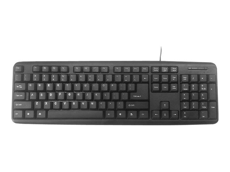 Gembird KB-U-103-RU keyboard USB QWERTY English,Russian Black_1
