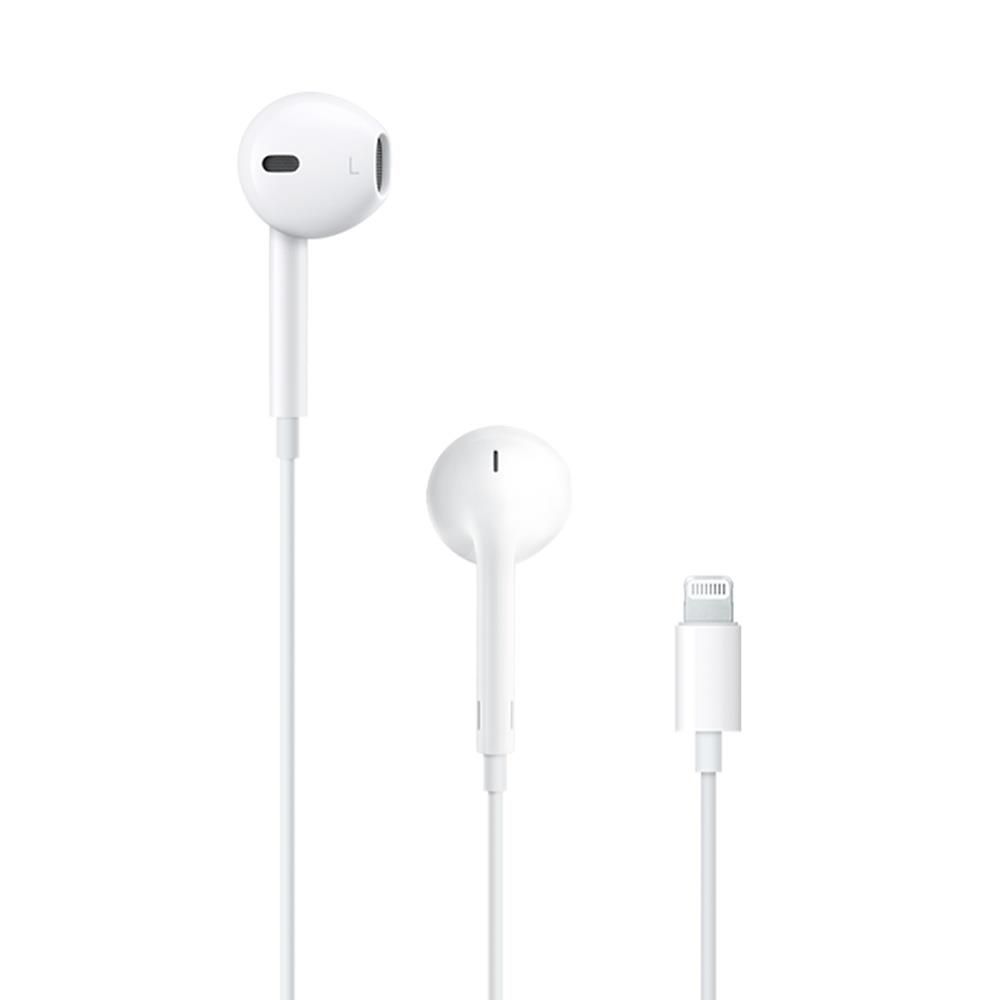 Casti in-ear Apple EarPods with Lightning Connector Remote and Mic MMTN2ZM/A, albe_1