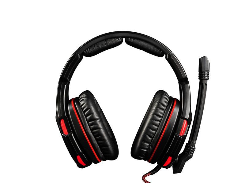 Modecom VOLCANO GHOST Headset Head-band Black, Red