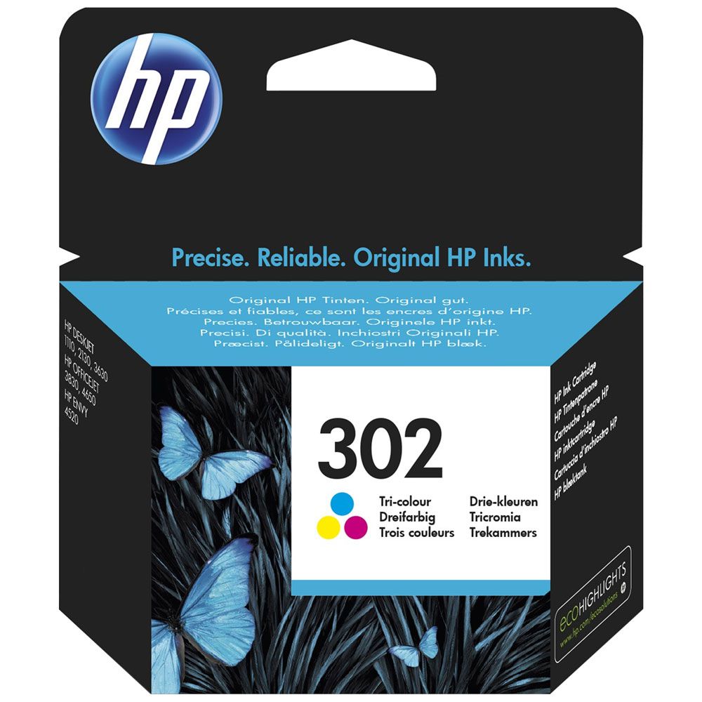 Cartus Cerneala Original HP Color, nr.302, pentru DeskJet 2130|3639, , incl.TV 0.11 RON, 