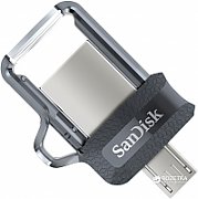 Sandisk Ultra Dual m3.0 USB flash drive 32 GB USB Type-A / Micro-USB 3.2 Gen 1 (3.1 Gen 1) Black,Silver,Transparent