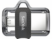 Sandisk Ultra Dual m3.0 USB flash drive 64 GB USB Type-A / Micro-USB 3.2 Gen 1 (3.1 Gen 1) Black,Silver,Transparent