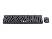 KIT wireless GEMBIRD, tastatura wireless 104 taste + mouse wireless 1000dpi, 4 butoane, rotita scroll, black 