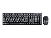 KIT wireless GEMBIRD, tastatura wireless 104 taste + mouse wireless 1000dpi, 4 butoane, rotita scroll, black 