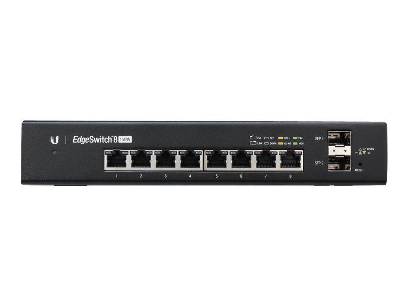 UBIQUITI ES-8-150W 8-port + 2xSFP Gigabit PoE switch 24V/48V 802.3af/802.3at_1
