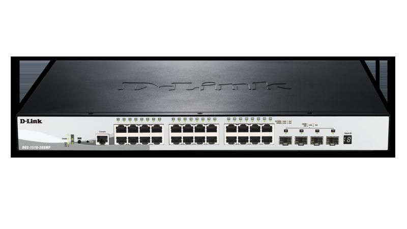 D-Link Switch DGS-1510-28XMP 24xGBitPoE/4xSFP+