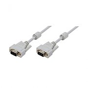 CABLU video LOGILINK, VGA (T) la VGA (T), 3m, dublu ecranat, gri, 