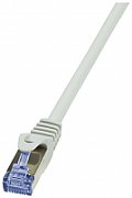 PATCH CORD S/FTP LOGILINK Cat6a, LSZH, cupru, 1.5 m, gri, AWG26, dublu ecranat 