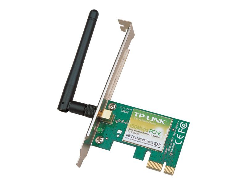 Adaptor wireless TP-Link, N150, PCI-E, 1 antena detasabila_1
