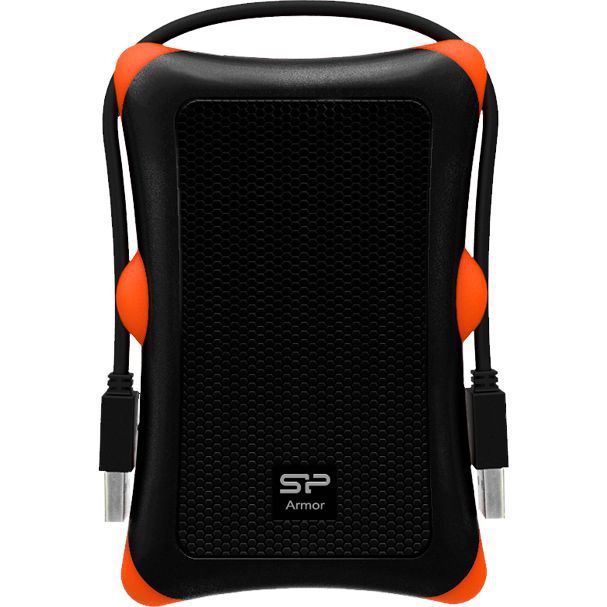 SILICONPOW SP020TBPHDA30S3K External HDD Silicon Power Armor A30 2.5 2TB USB 3.0, Anti-shock, Black_2