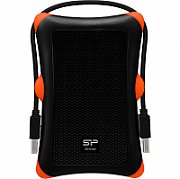 SILICONPOW SP020TBPHDA30S3K External HDD Silicon Power Armor A30 2.5 2TB USB 3.0, Anti-shock, Black_2