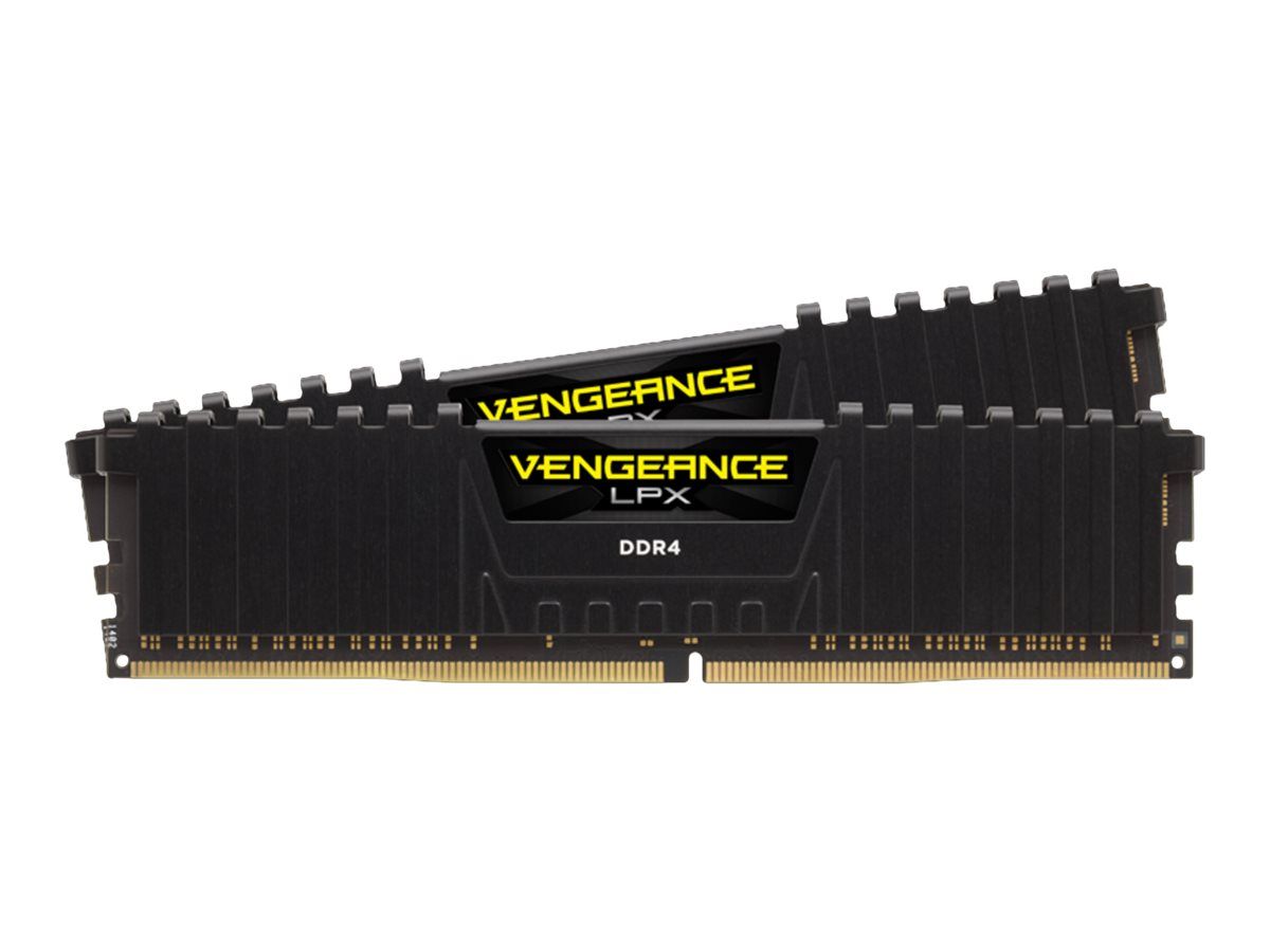 CORSAIR CMK16GX4M2B3200C16 Corsair Vengeance LPX DDR4 16GB (2x8GB) 3200MHz CL16 1.35V XMP 2.0 Black_2