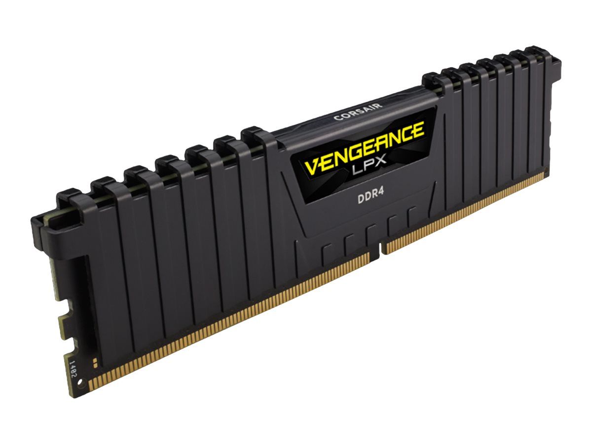 CORSAIR CMK16GX4M2B3200C16 Corsair Vengeance LPX DDR4 16GB (2x8GB) 3200MHz CL16 1.35V XMP 2.0 Black_4