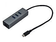 ITEC C31METALG3HUB i-tec USB C Metal 3 port HUB Gigabit Ethernet 1x USB C to RJ-45 3x USB 3.0 LED_3