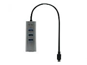 ITEC C31METALG3HUB i-tec USB C Metal 3 port HUB Gigabit Ethernet 1x USB C to RJ-45 3x USB 3.0 LED_4