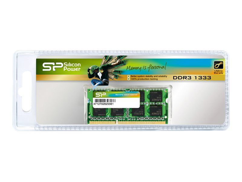 SILICONPOW SP004GBSTU160N02 Silicon Power DDR3 4GB 1600MHz CL11 SO-DIMM 1.5V_1