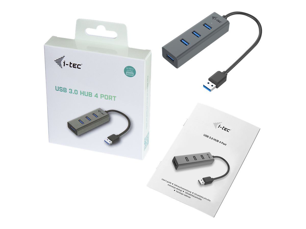 ITEC U3HUBMETAL403 i-tec USB 3.0 Metal 4-port HUB 4x USB 3.0 pasiv_1
