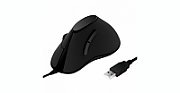 MOUSE Logilink, PC sau NB, cu fir, USB, optic, 1000 dpi, butoane/scroll 5/1, ergonomic, negru, 