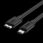 UNITEK Y-C475BK USB cable 1 m USB 3.2 Gen 1 (3.1 Gen 1) USB C Micro-USB B Black_5