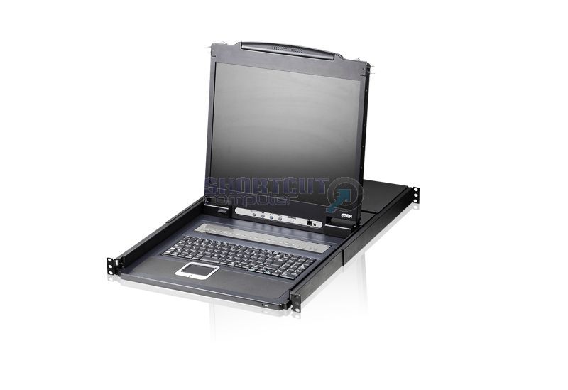 ATEN CL1016M-ATA-AG CL1016 LCD 17 KVM Switch 16 ports PS/2-USB Keyboard/Touchpad 1U Rack_2