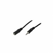 CABLU audio LOGILINK prelungitor stereo (3.5 mm jack M/T), 3m, negru, 