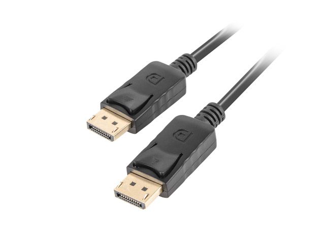 Cablu DisplayPort 1.2, 4K, T/T 3 m, CA-DPDP-10CC-0030-BK, Lanberg