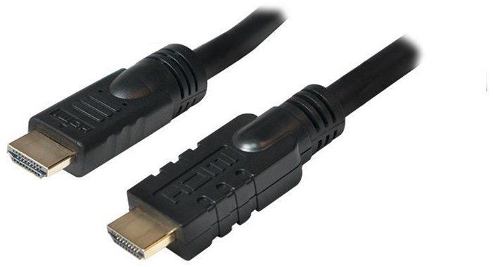 CABLU video LOGILINK, HDMI (T) la HDMI (T), 30m, conectori auriti, rezolutie maxima 4K UHD (3840 x 2160) la 30 Hz, negru, 