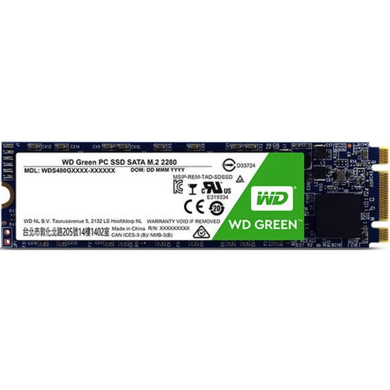 SSD WD Green, 240GB, SATA III, M.2 2280_2