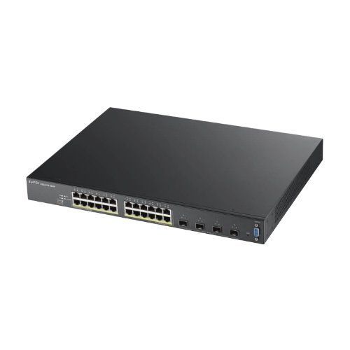 ZYXEL XGS2210-28HP-EU0101F Zyxel XGS2210-28HP 24-port GbE L2+ PoE 802.3at 375W Switch, 4x 10GbE SFP+ ports_2