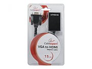 GEMBIRD A-VGA-HDMI-01 VGA to HDMI adapter cable 0.15 m black blister_1