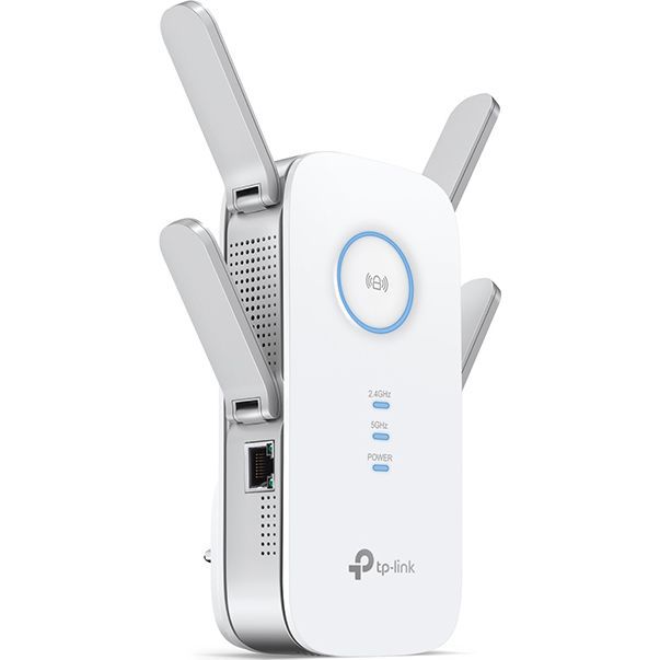 TP-link AC2600 Wi-Fi Range Extender, RE650, IEEE802.11ac, IEEE 802.11n, IEEE 802.11g, IEEE 802.11b, IEEE 802.11a, 1* 10/100/1000M Ethernet Port (RJ45), 4* external antenna, 2.4GHz & 5GHz(11ac), 5GHz:Up to 1733Mbps, 2.4GHz:Up to 800Mpbs, 12W （max power consumption）_4