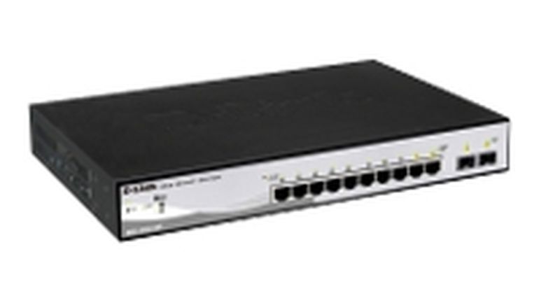 D-Link DGS-1210-10MP network switch Managed L2/L3 Gigabit Ethernet (10/100/1000) Power over Ethernet (PoE) Black_1