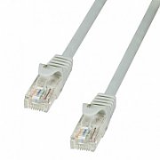 PATCH CORD UTP LOGILINK Cat5e, cupru-aluminiu, 7.5 m, gri, AWG26, 