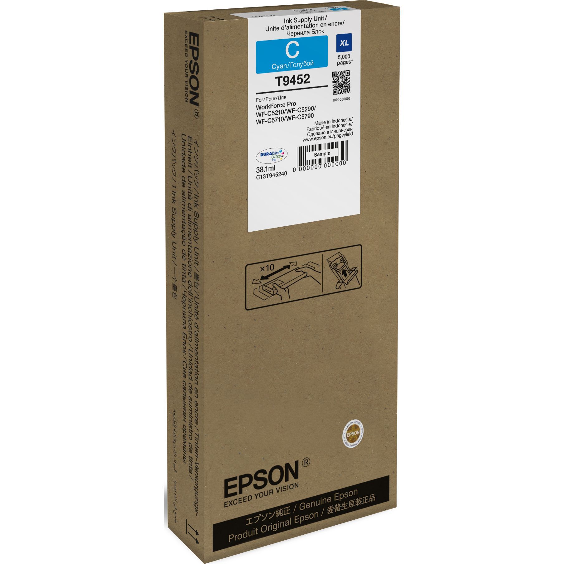 EPSON C13T945240 Epson Cerneala Cartridge XL cyan WF-C5xxx Series_4