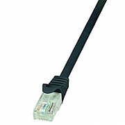 PATCH CORD UTP LOGILINK Cat5e, cupru-aluminiu, 1.5 m, negru, AWG26, 