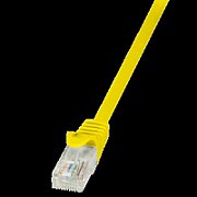 PATCH CORD UTP LOGILINK Cat5e, cupru-aluminiu, 1.5 m, galben, AWG26, 