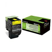 Toner Lexmark 80C2XYE, yellow, 4 k, CX510de , CX510de Statoil ,CX510dhe , CX510dthe_1