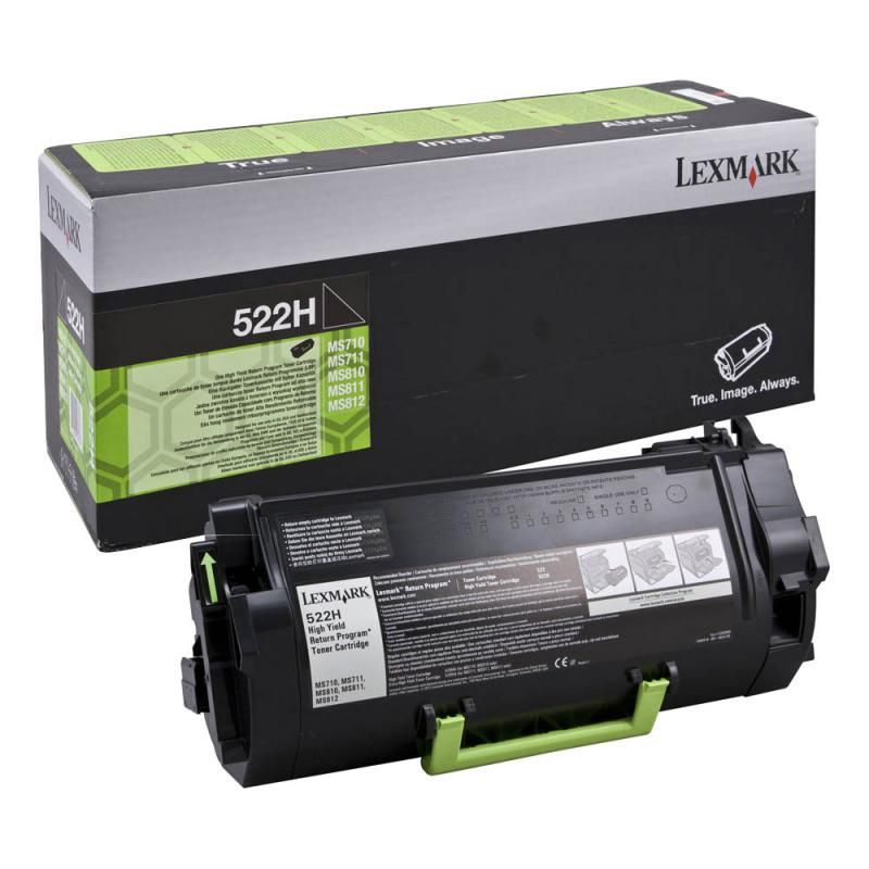 Toner Lexmark 52D2H0E, black, 25 k, MS810de , MS810dn , MS810dtn, MS810n , MS811dn , MS811dtn , MS811n , MS812de , MS812dn , MS812dtn_3