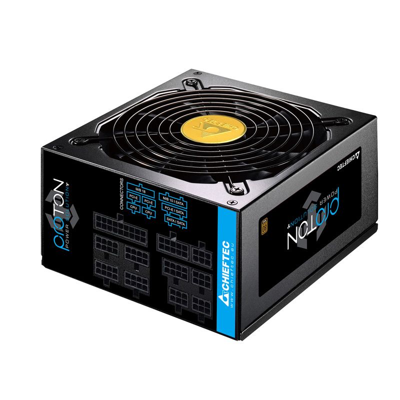 SURSA CHIEFTEC 850W (real), PROTON series, modulara, fan 14cm, certificare 80PLUS Bronze, 1x CPU 4+4, 1x CPU 8, 6x PCI-E (6+2), 9x SATA 