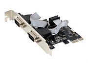 CARD adaptor GEMBIRD, PCI-Express la 2 x Port Serial, cu bracket low-profile 