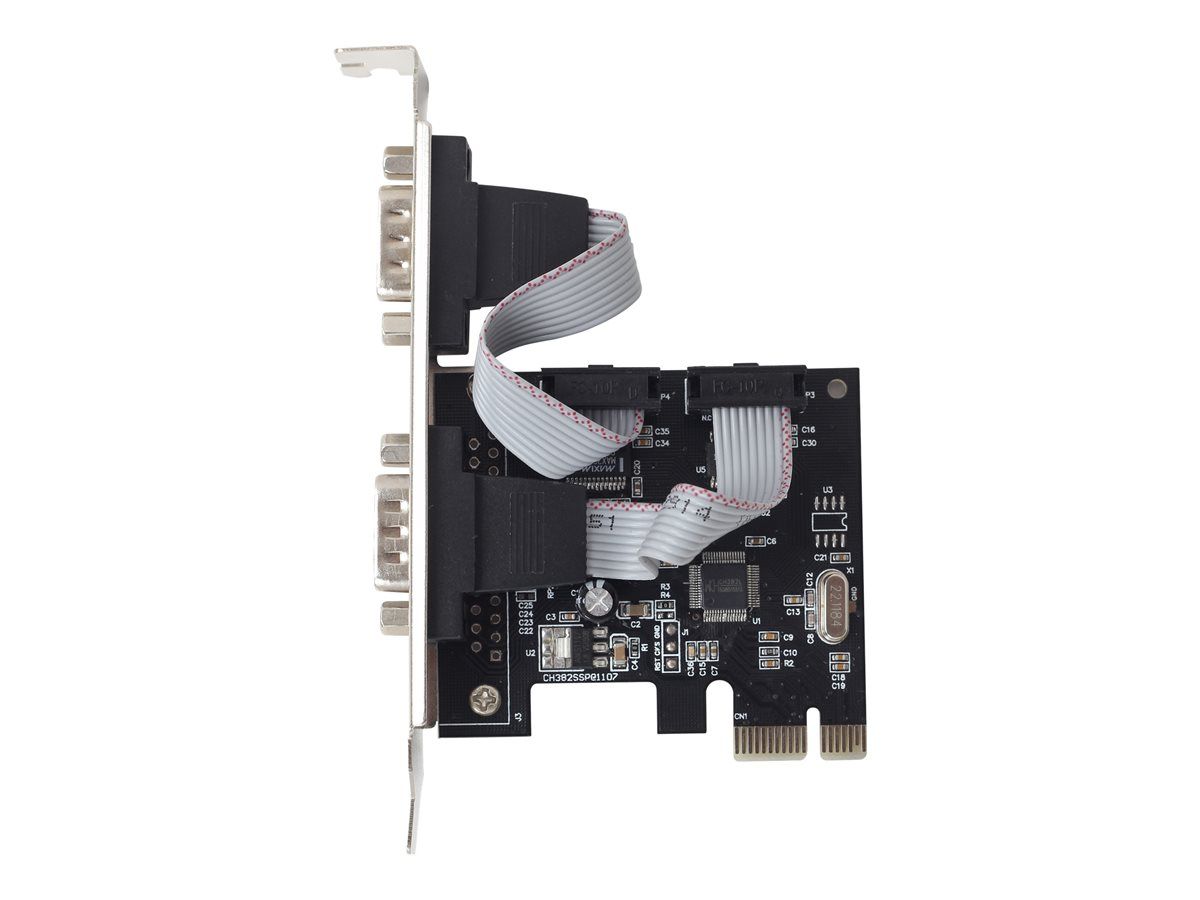 CARD adaptor GEMBIRD, PCI-Express la 2 x Port Serial, cu bracket low-profile 